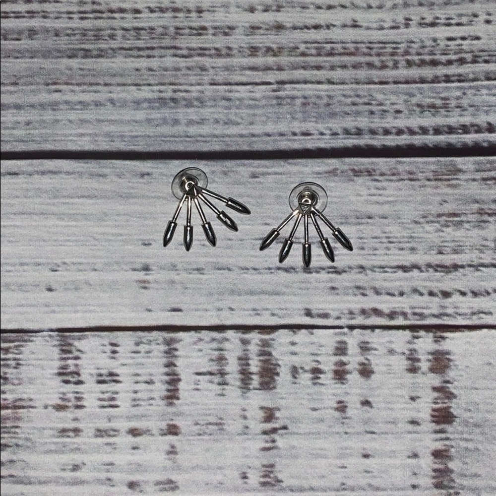 Spunky Silver Earrings